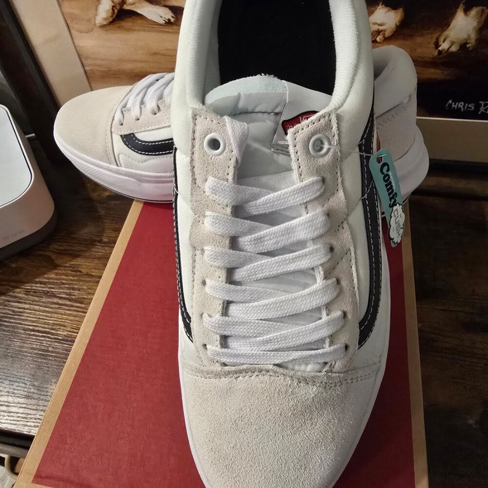 Vans Old Skool Overt CC Shoes White VN0A7Q5EWHT Skateboarding Men's US Sz 12 NEW - Picture 2 of 10